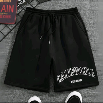 Men's Sweatpants California West Coast Print Streetwear Street Fashion Shorts